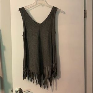 UMGEE gray tassel tank